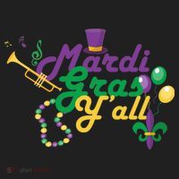 Mardi Gras Y'all Beanie thumb 2