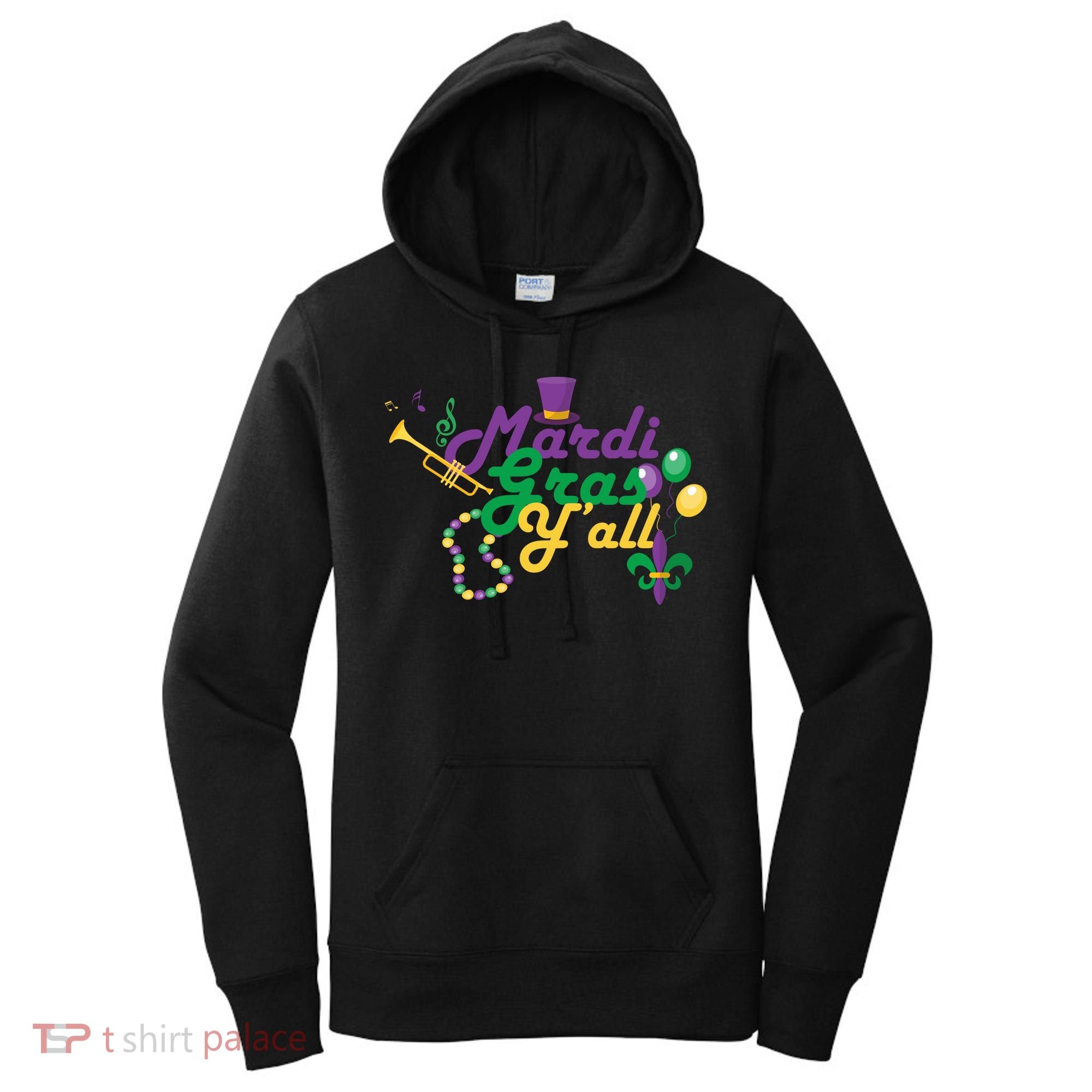 Mardi Gras Y'all Women's Hoodie