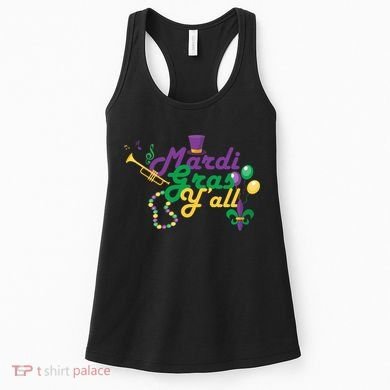 Mardi Gras Y'all Women's Tank Top