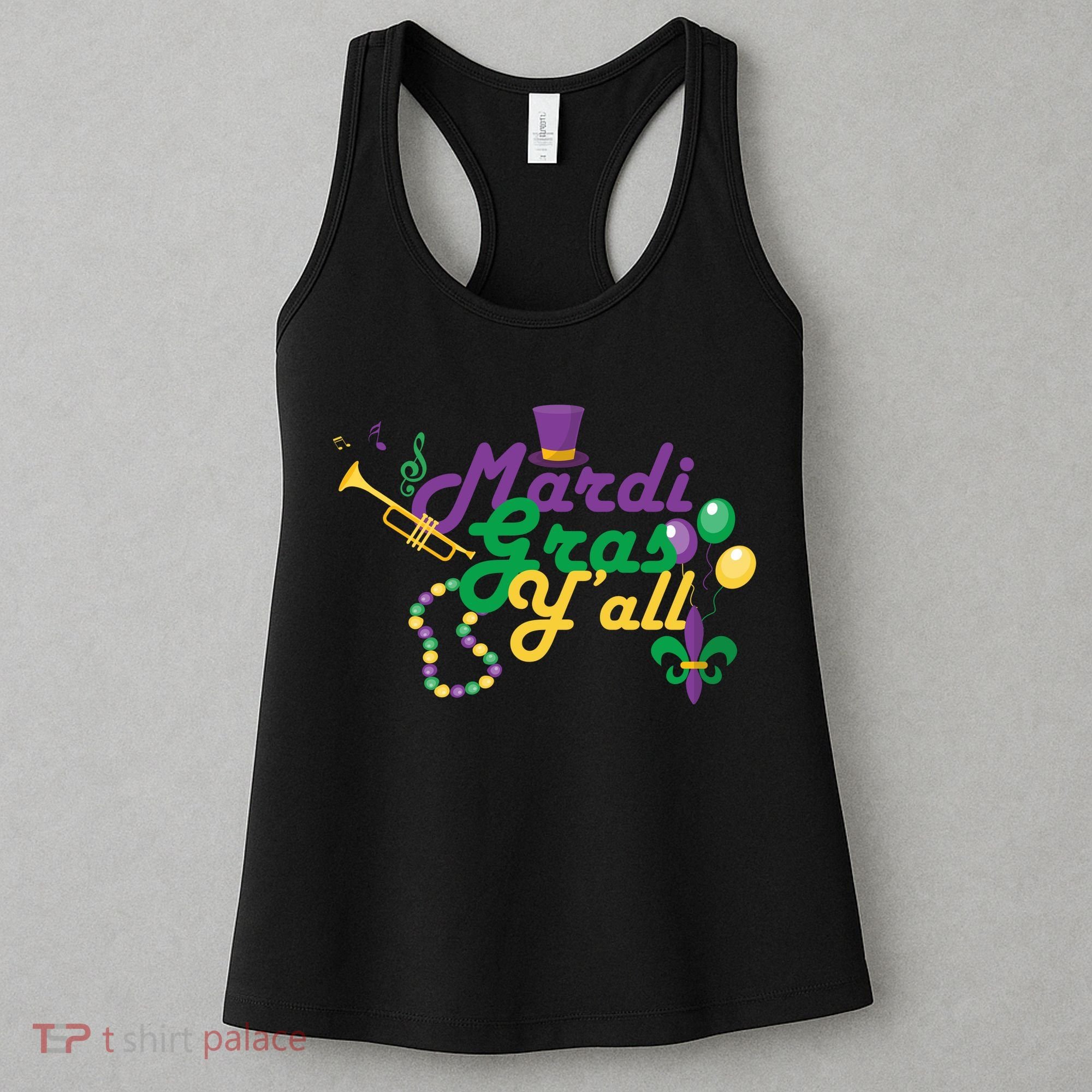Mardi Gras Y'all Women's Tank Top