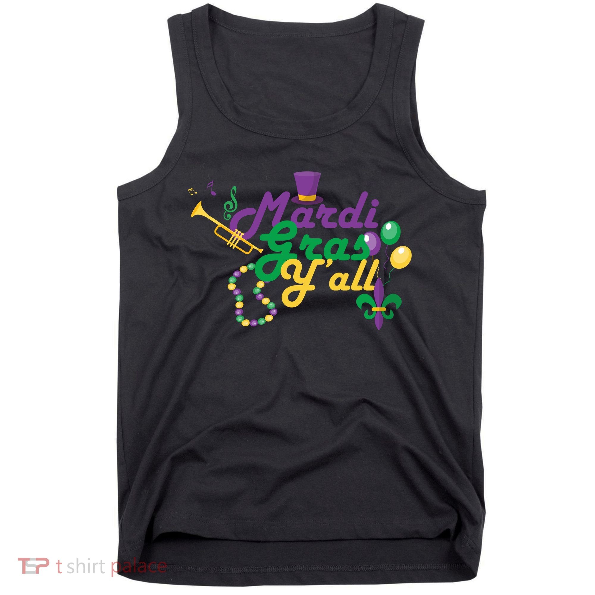 Mardi Gras Y'all Tank Top