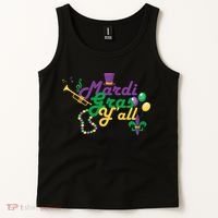 Mardi Gras Y'all Tank Top thumb 2