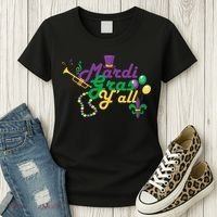Mardi Gras Y'all Women's T-Shirt thumb 3