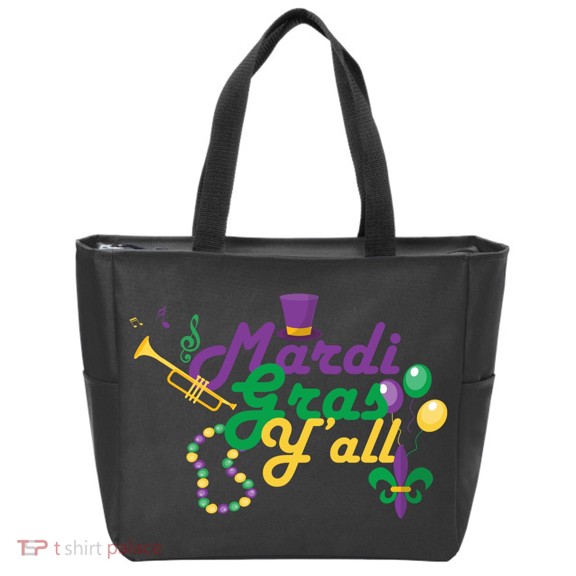 Mardi Gras Y'all Tote Bag