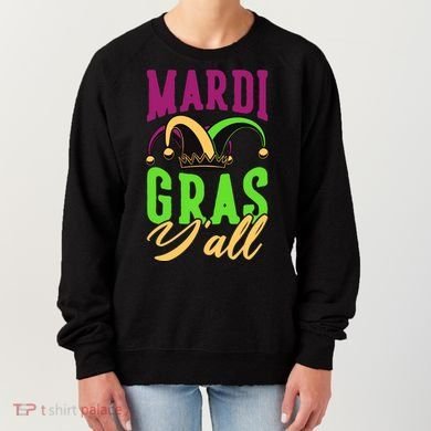 Mardi Gras Y'all Cute Women's Sweatshirt