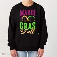 Mardi Gras Y'all Cute Women's Sweatshirt thumb 0