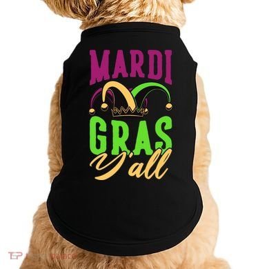 Mardi Gras Y'all Cute Doggie Tank