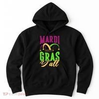 Mardi Gras Y'all Cute Hoodie thumb 0
