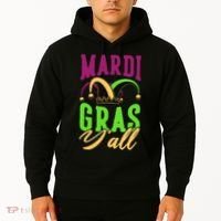 Mardi Gras Y'all Cute Hoodie thumb 2