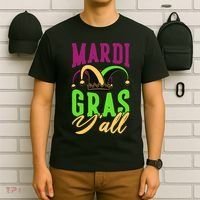 Mardi Gras Y'all Cute T-Shirt thumb 6