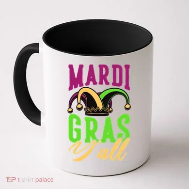 Mardi Gras Y'all Cute Coffee Mug