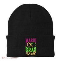Mardi Gras Y'all Cute Beanie thumb 0
