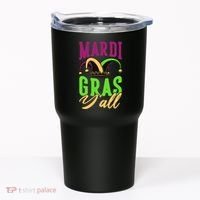 Mardi Gras Y'all Cute Tumbler thumb 0