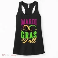 Mardi Gras Y'all Cute Women's Tank Top thumb 0