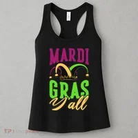 Mardi Gras Y'all Cute Women's Tank Top thumb 3