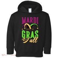 Mardi Gras Y'all Cute Toddler Hoodie thumb 0