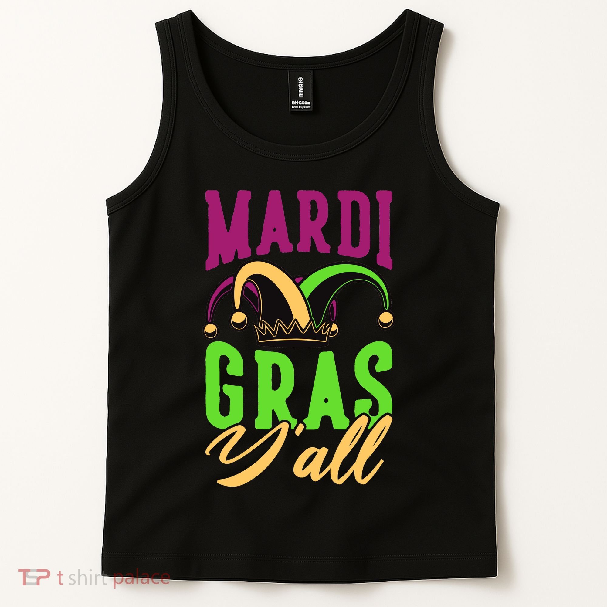 Mardi Gras Y'all Cute Tank Top