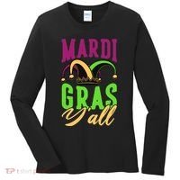 Mardi Gras Y'all Cute Women's Long Sleeve Shirt thumb 0