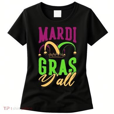 Mardi Gras Y'all Cute Women's T-Shirt