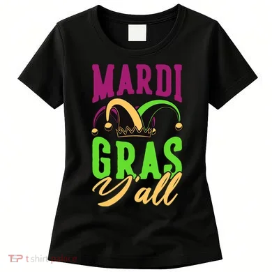 Mardi Gras Y'all Cute Women's T-Shirt