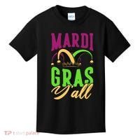 Mardi Gras Y'all Cute Kids T-Shirt thumb 0