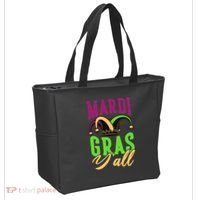 Mardi Gras Y'all Cute Tote Bag thumb 2