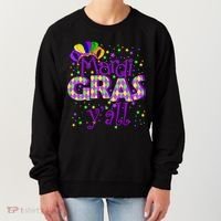 Mardi Gras Y'all New Orleans Party Women's Sweatshirt thumb 0