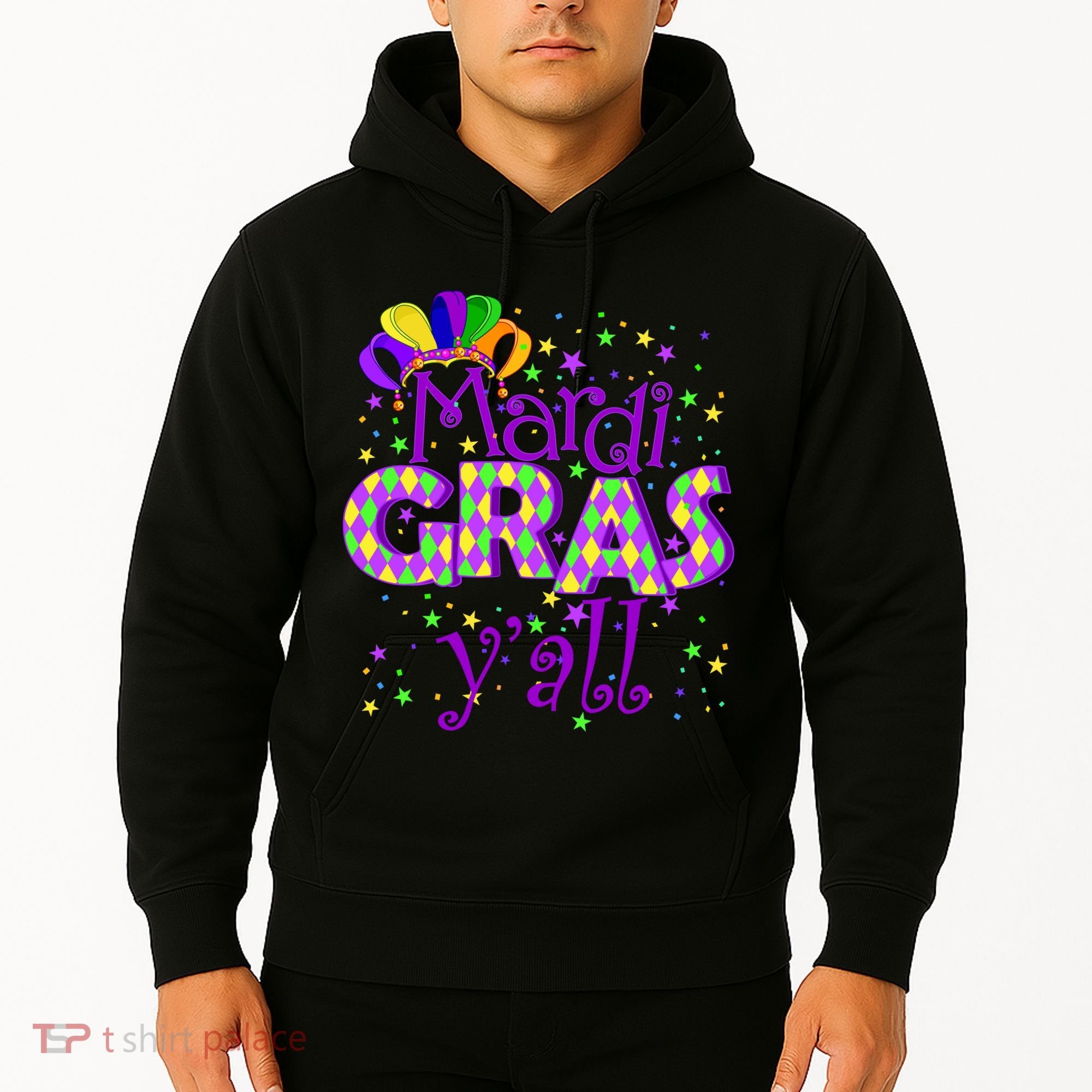 Mardi Gras Y'all New Orleans Party Hoodie