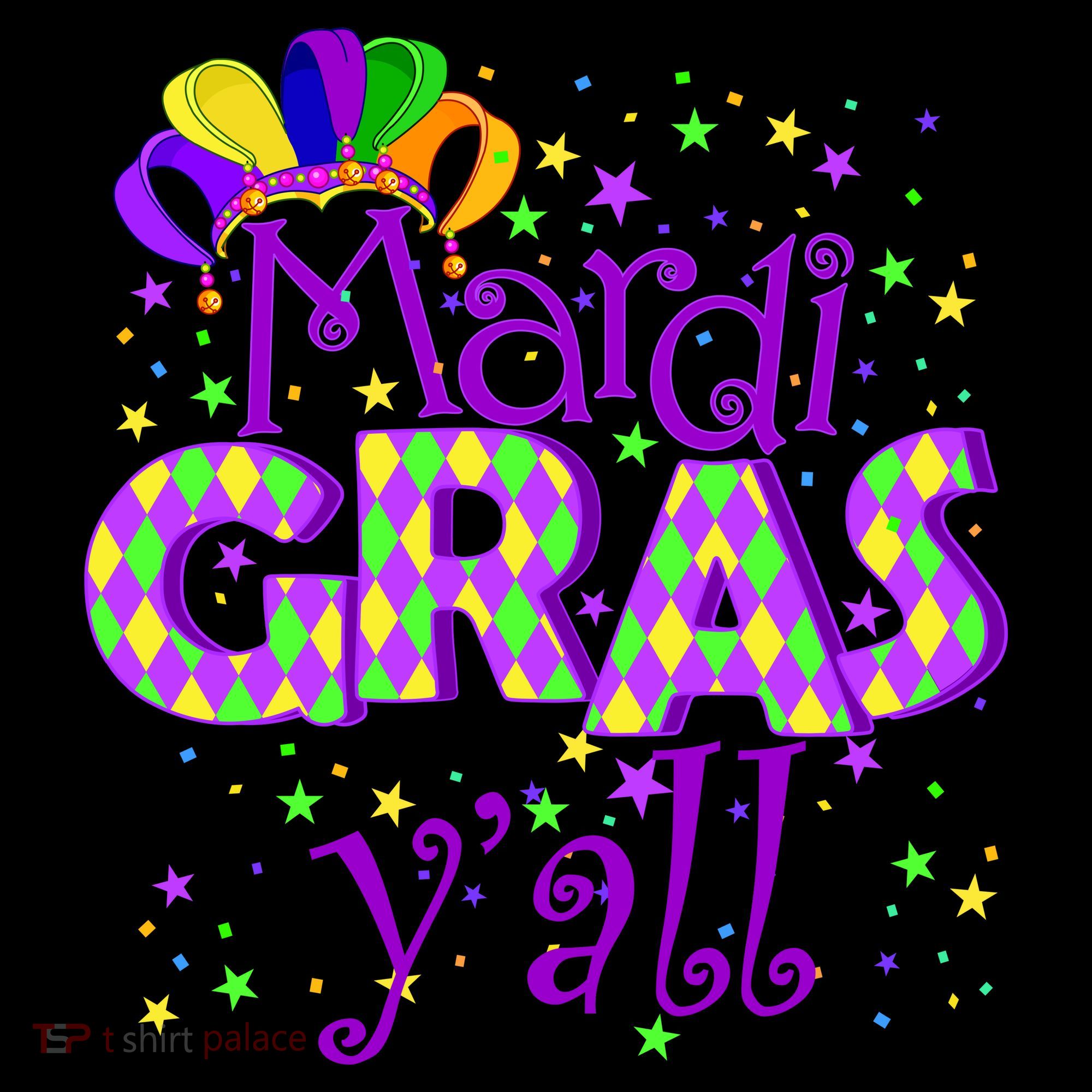 Mardi Gras Y'all New Orleans Party T-Shirt