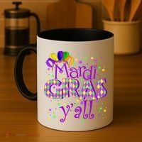 Mardi Gras Y'all New Orleans Party Coffee Mug thumb 4