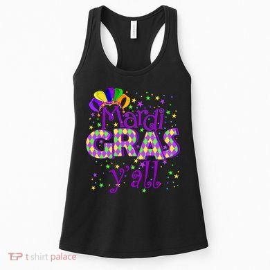 Mardi Gras Y'all New Orleans Party Women's Tank Top