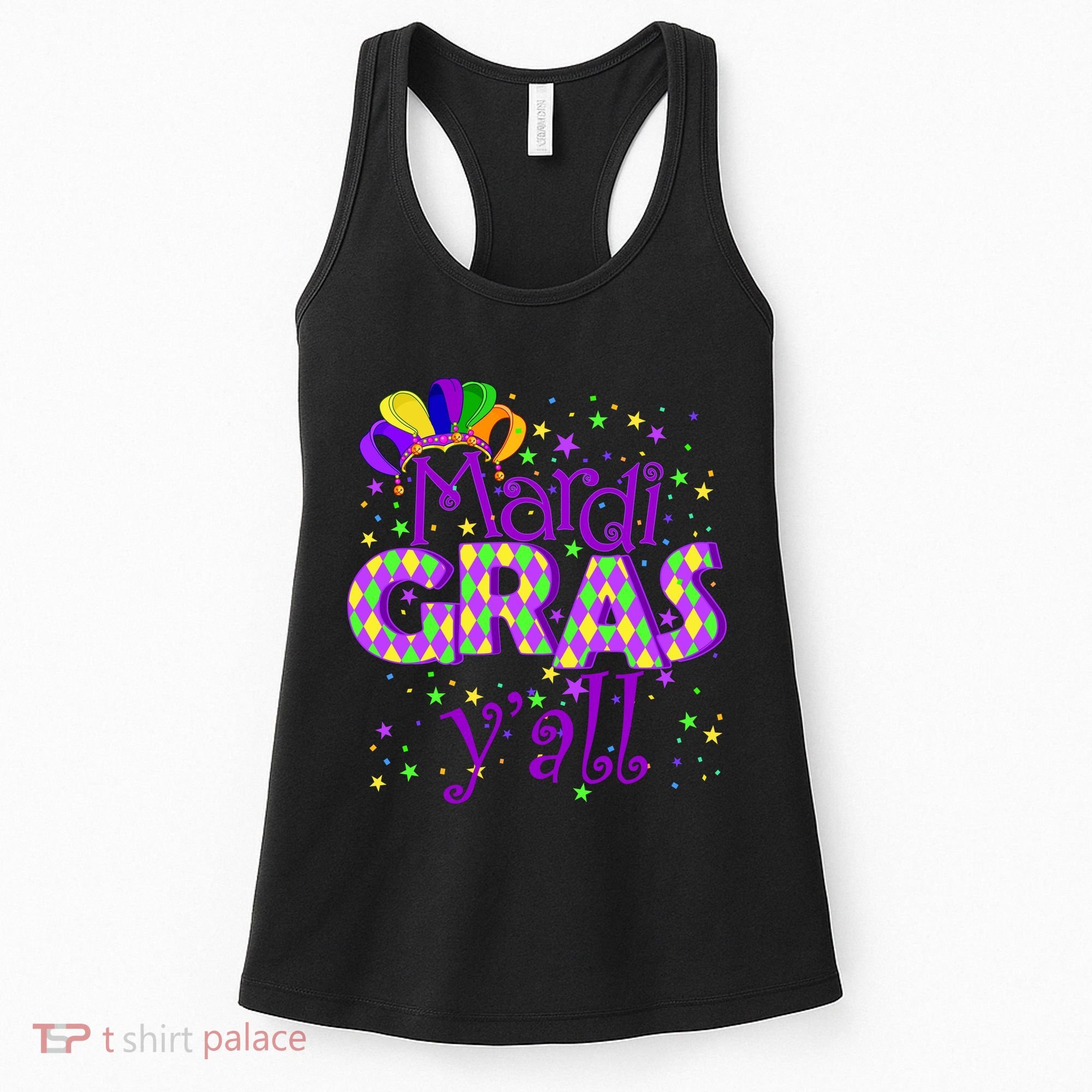 Mardi Gras Y'all New Orleans Party Women's Tank Top