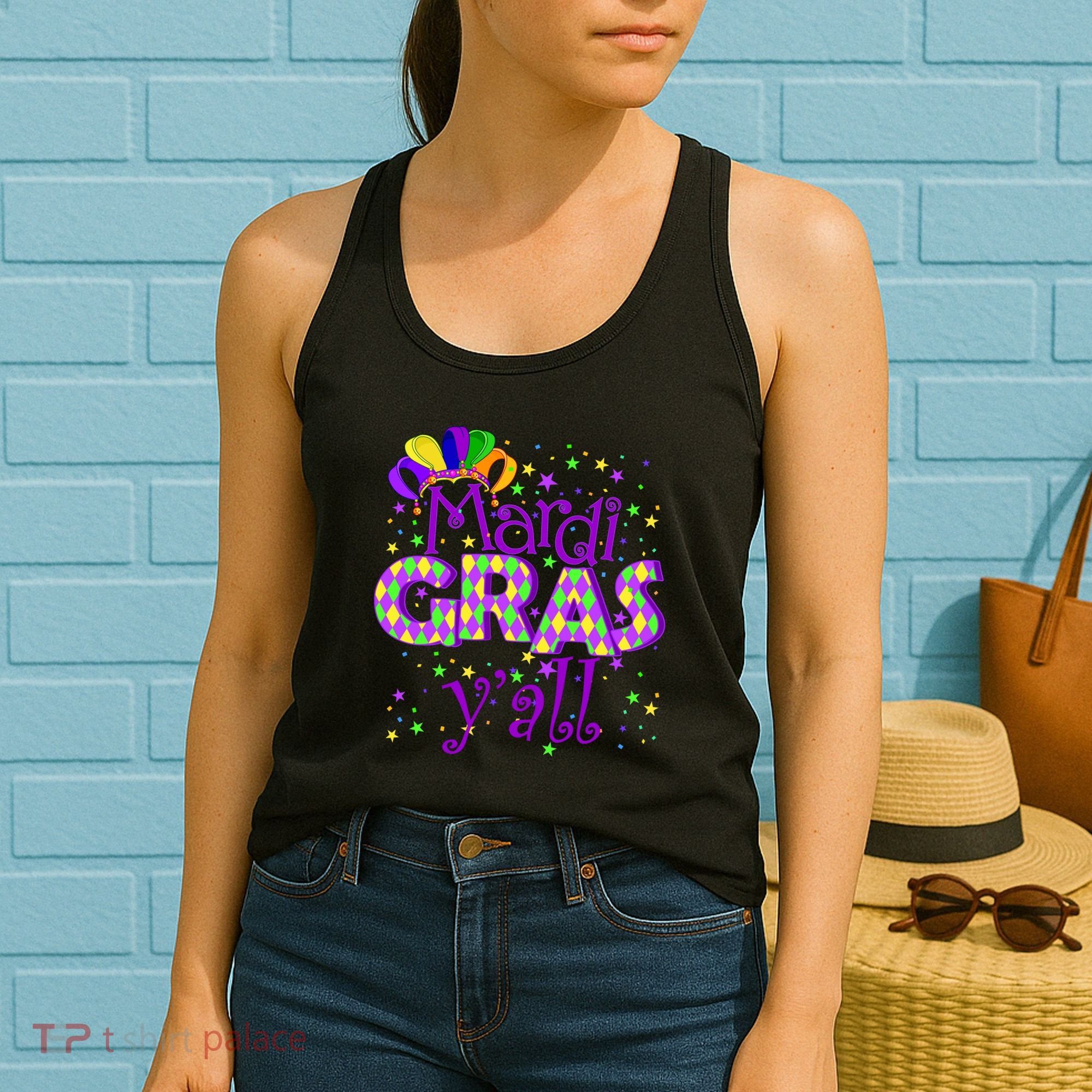 Mardi Gras Y'all New Orleans Party Women's Tank Top