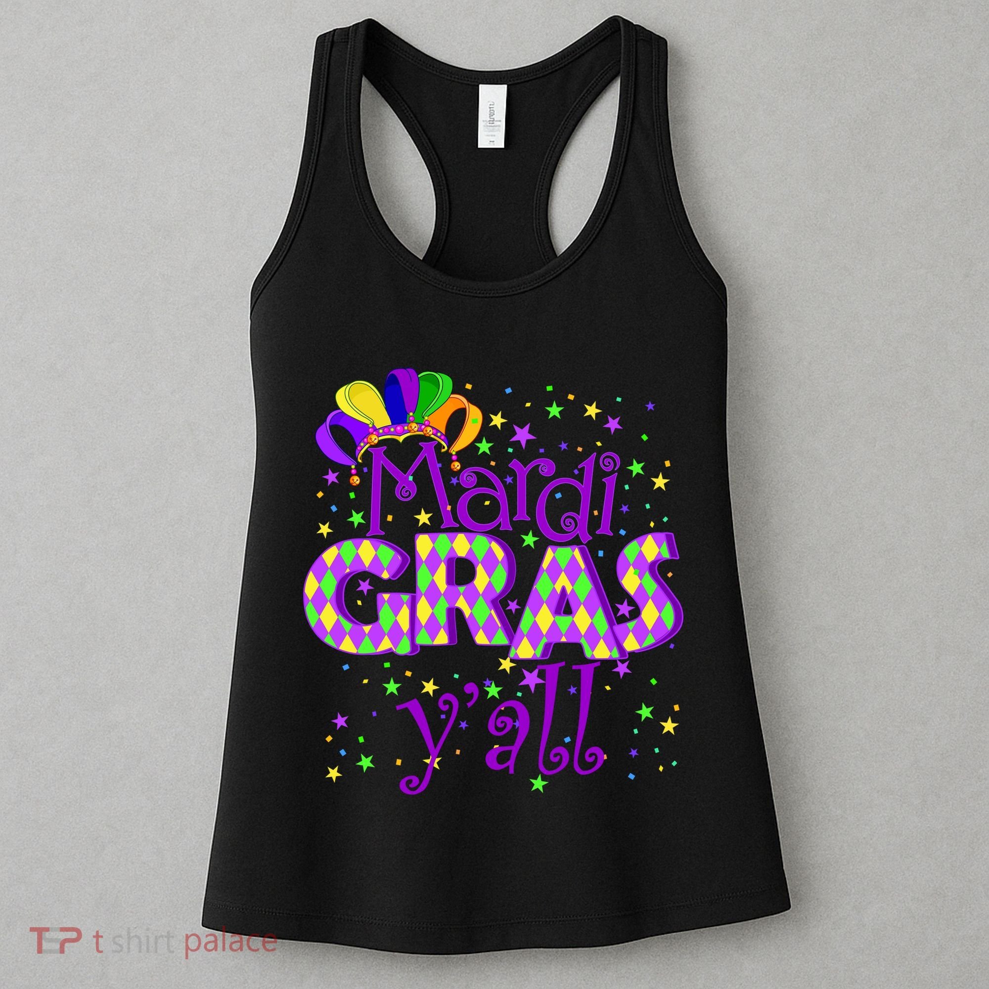 Mardi Gras Y'all New Orleans Party Women's Tank Top