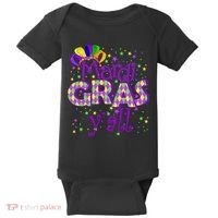 Mardi Gras Y'all New Orleans Party Baby Bodysuit thumb 0