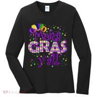 Mardi Gras Y'all New Orleans Party Women's Long Sleeve Shirt thumb 0