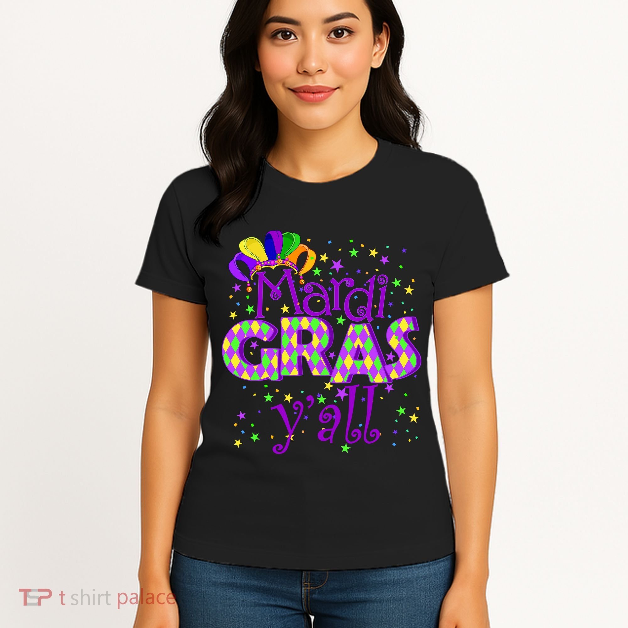 Mardi Gras Y'all New Orleans Party Women's T-Shirt