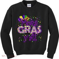 Mardi Gras Y'all New Orleans Party Kids Sweatshirt thumb 0