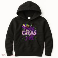 Mardi Gras Y'all New Orleans Party Kids Hoodie thumb 0