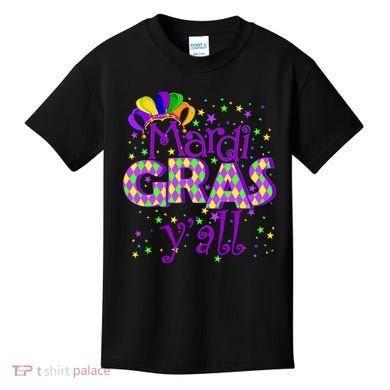 Mardi Gras Y'all New Orleans Party Kids T-Shirt