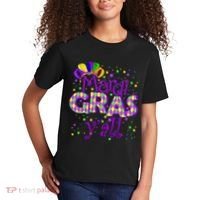 Mardi Gras Y'all New Orleans Party Kids T-Shirt thumb 2