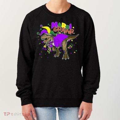 Mardi Grawr T-Rex Women's Sweatshirt