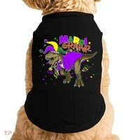 Mardi Grawr T-Rex Doggie Tank thumb 0