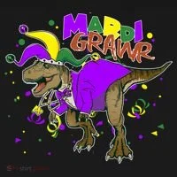 Mardi Grawr T-Rex Doggie Tank thumb 4