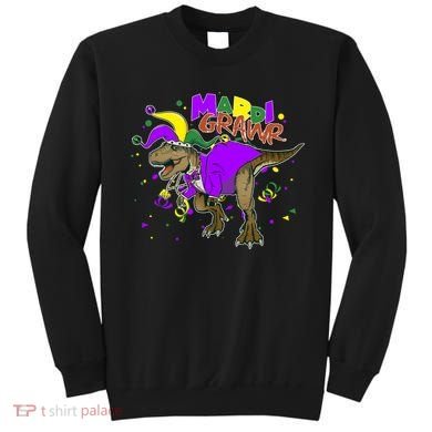Mardi Grawr T-Rex Sweatshirt