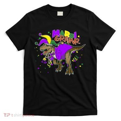 Mardi Grawr T-Rex T-Shirt