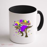 Mardi Grawr T-Rex Coffee Mug thumb 1