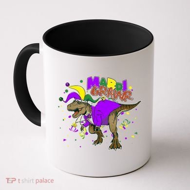 Mardi Grawr T-Rex Coffee Mug