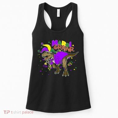 Mardi Grawr T-Rex Women's Tank Top