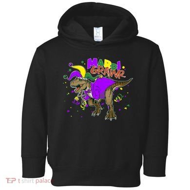 Mardi Grawr T-Rex Toddler Hoodie